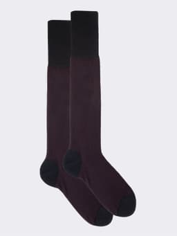 Schwarz/Bordeaux