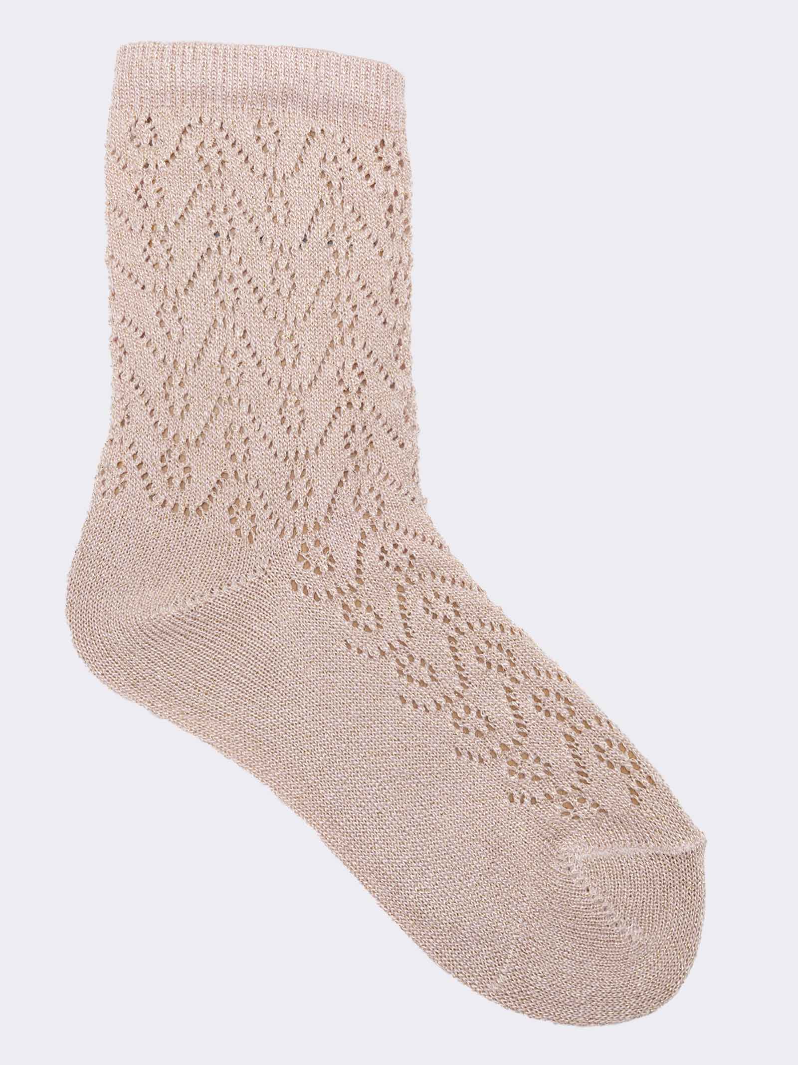 Elegante Durchbruch-Fantasiesocken für Mädchen - Image 1