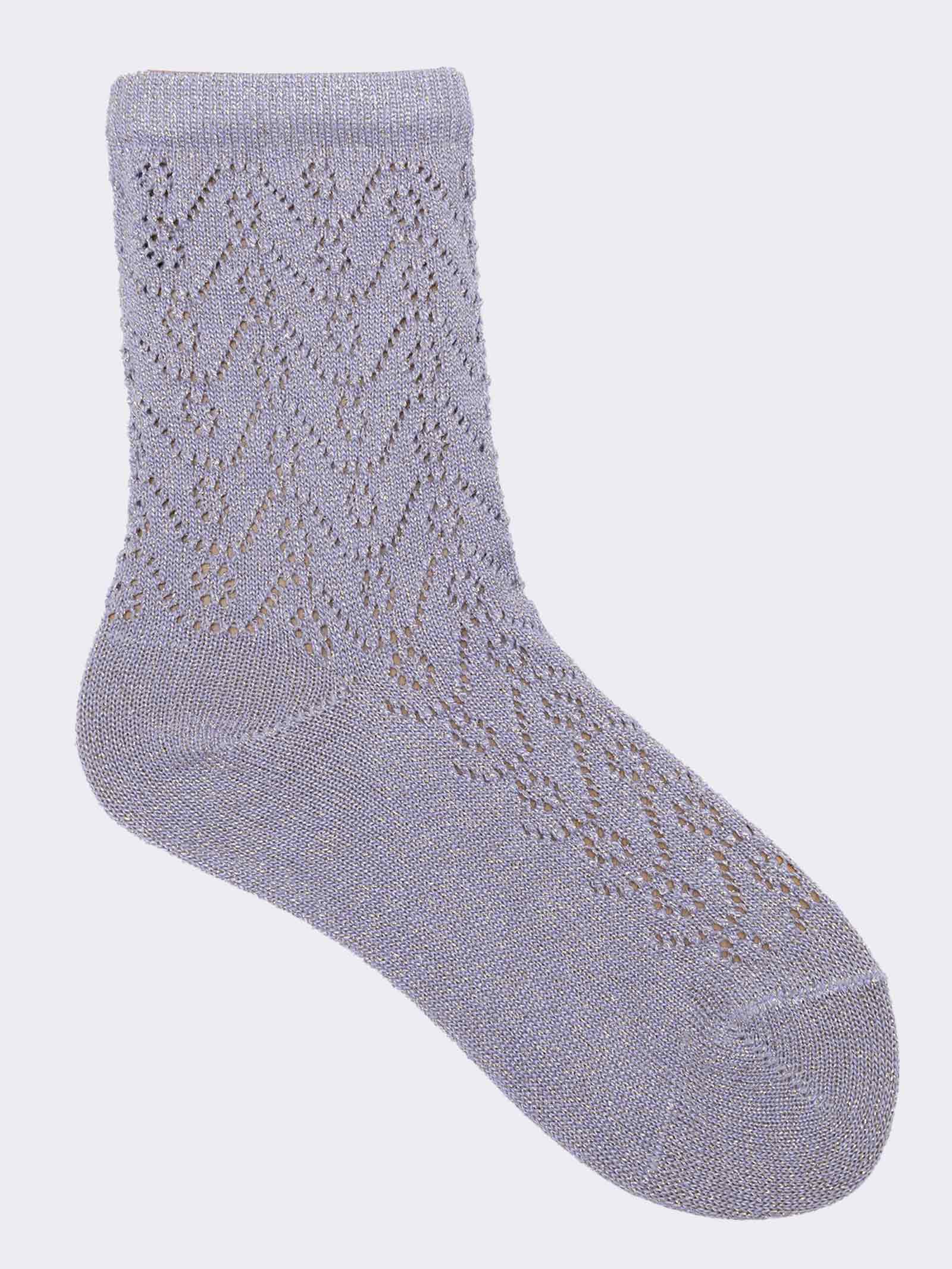 Elegante Durchbruch-Fantasiesocken für Mädchen - Image 2