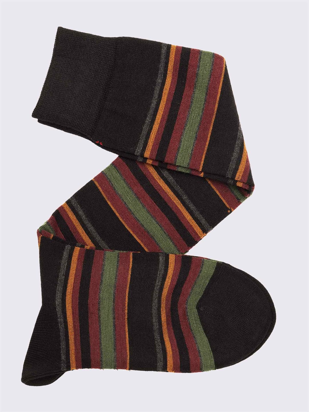 Calzini Uomo a Righe in Pregiata Lana - Eleganti e Confortevoli