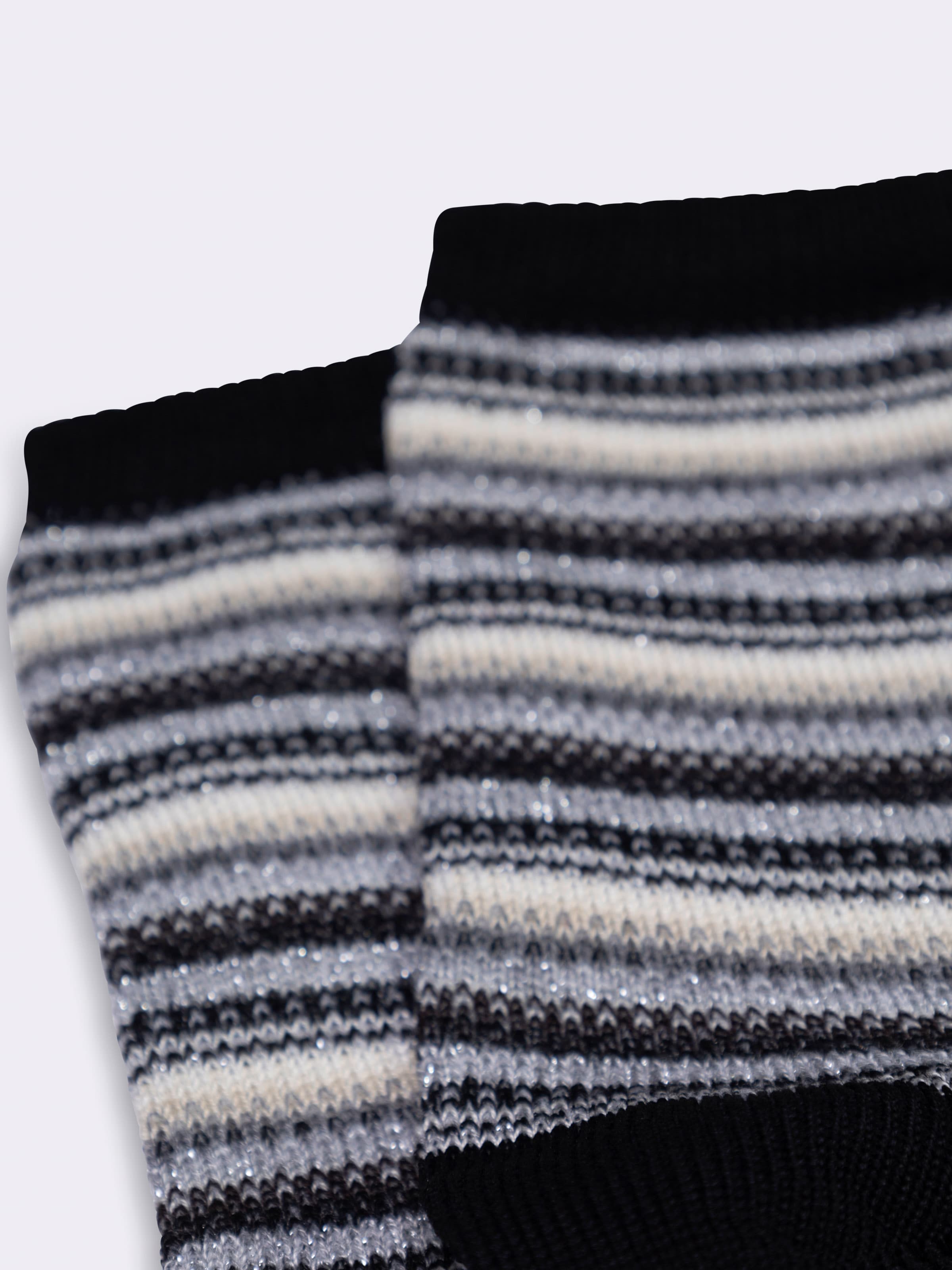Chaussettes Courtes Femme en Coton Frais à Motif Rayé - Image 2