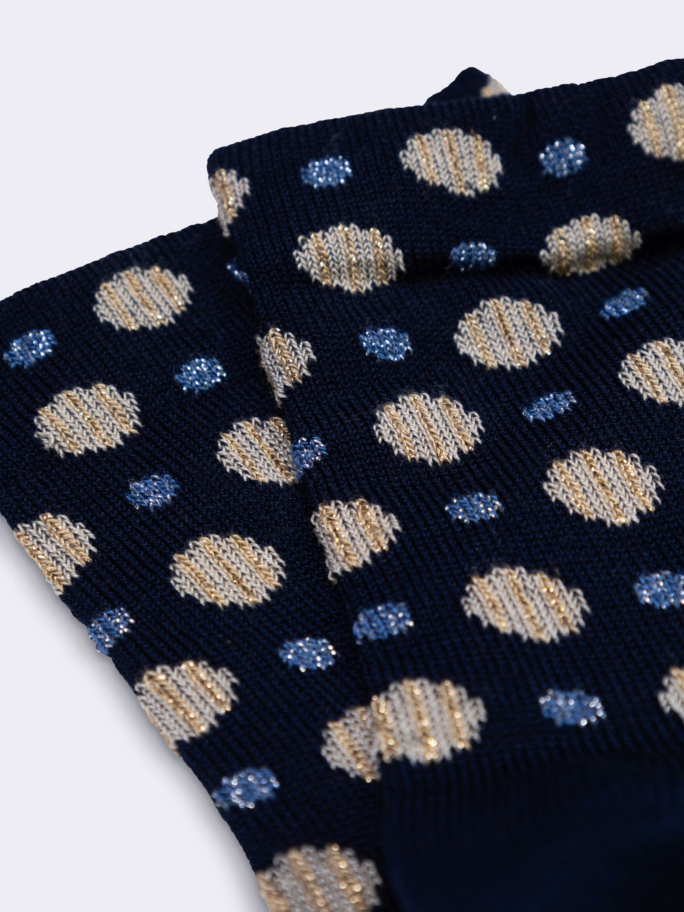 Calcetines cortos de algodón para mujer con diseño de lunares - Image 2