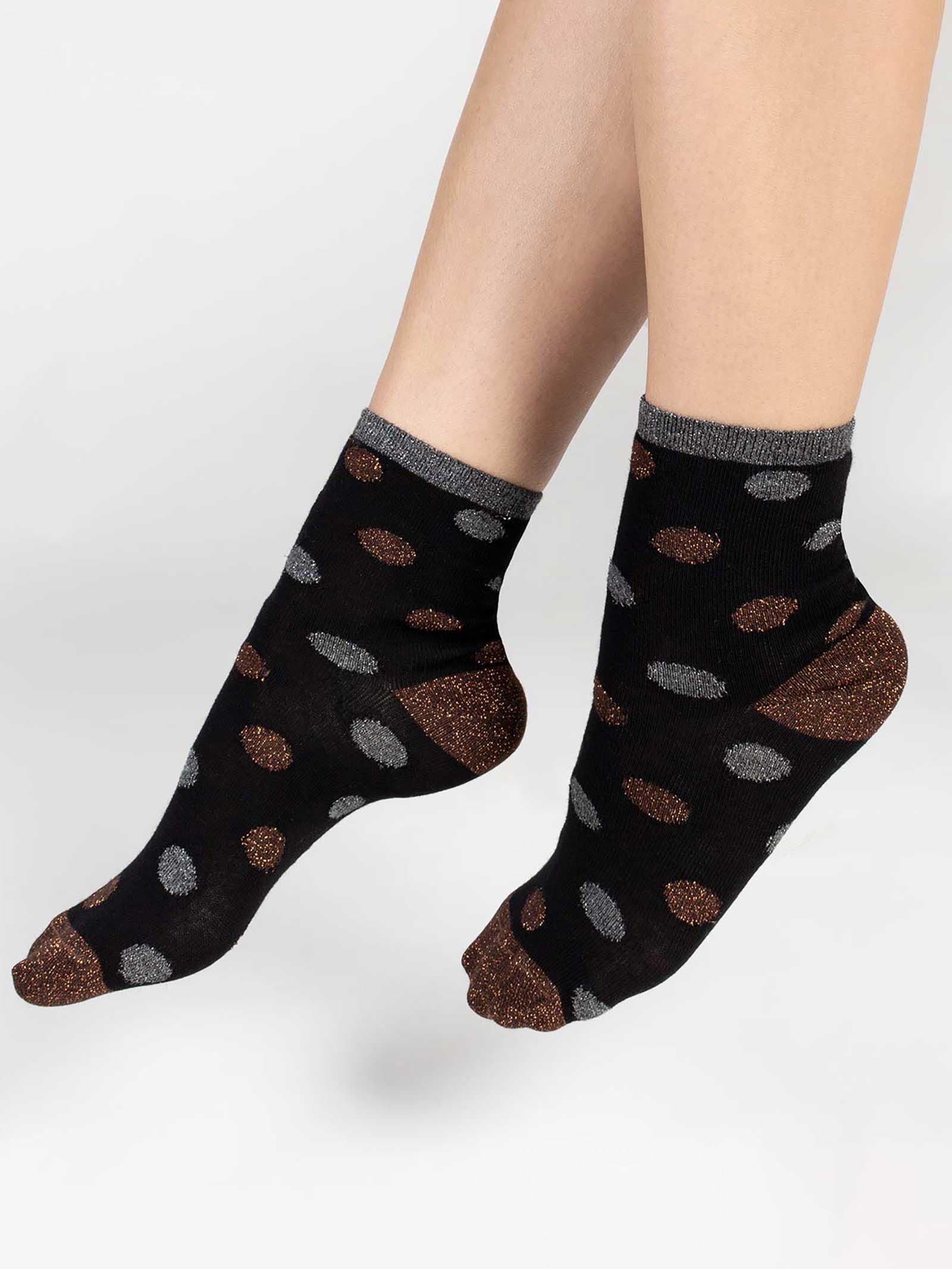 Elegante Damen Kurzsocken mit Punktmuster aus Warmem Baumwolle - Image 1