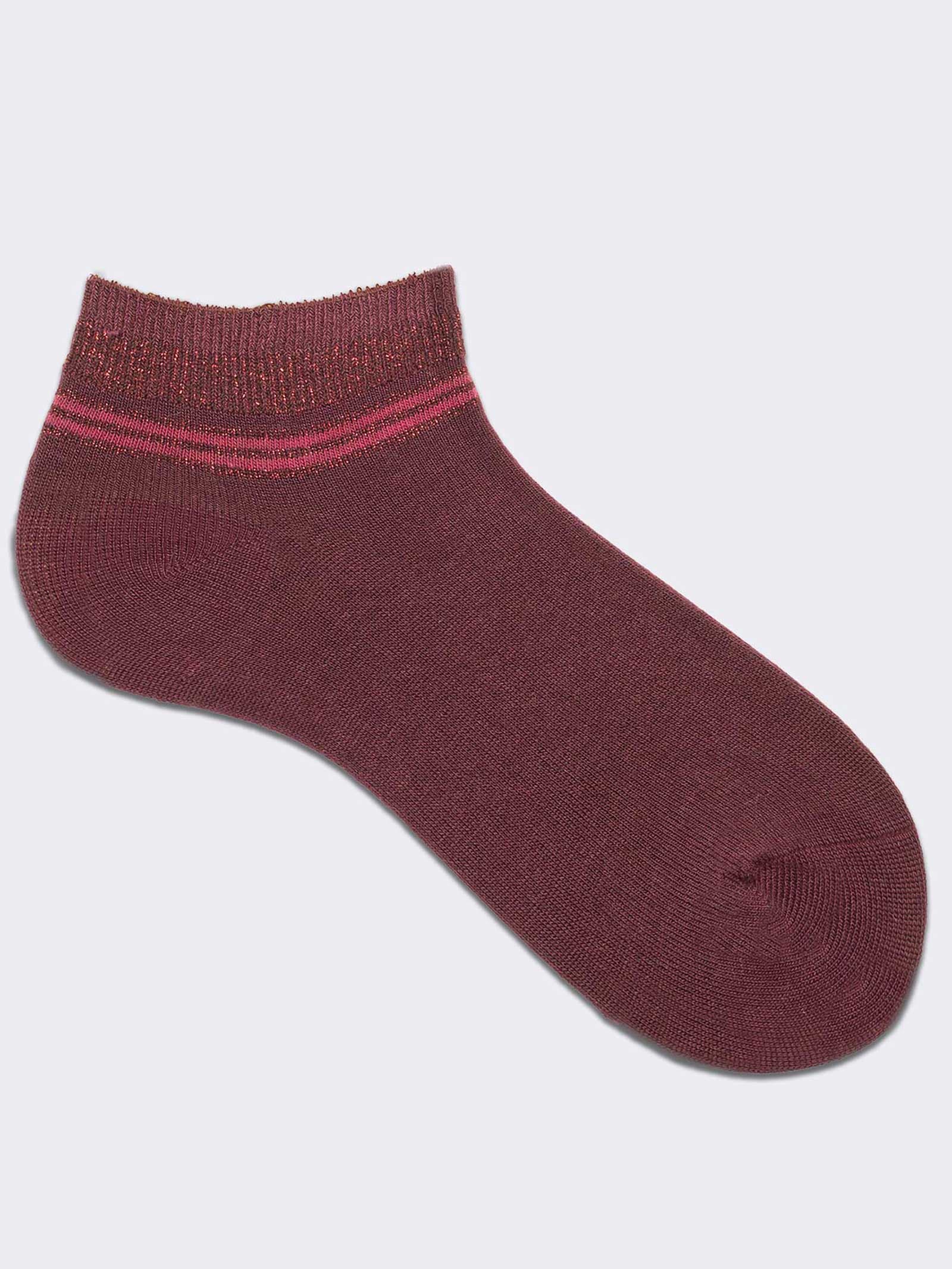 Women's Patterned Ankle Socks - Elegant Short Socks - Image 1