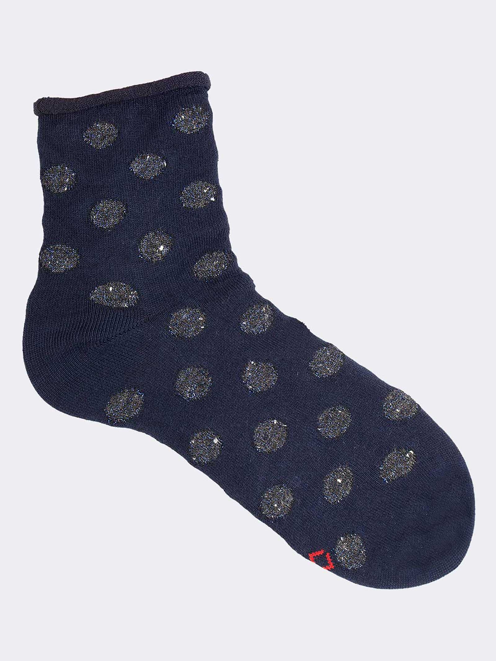 Women's 3-Pack Patterned Socks Made in Italy - Blue - Image 6