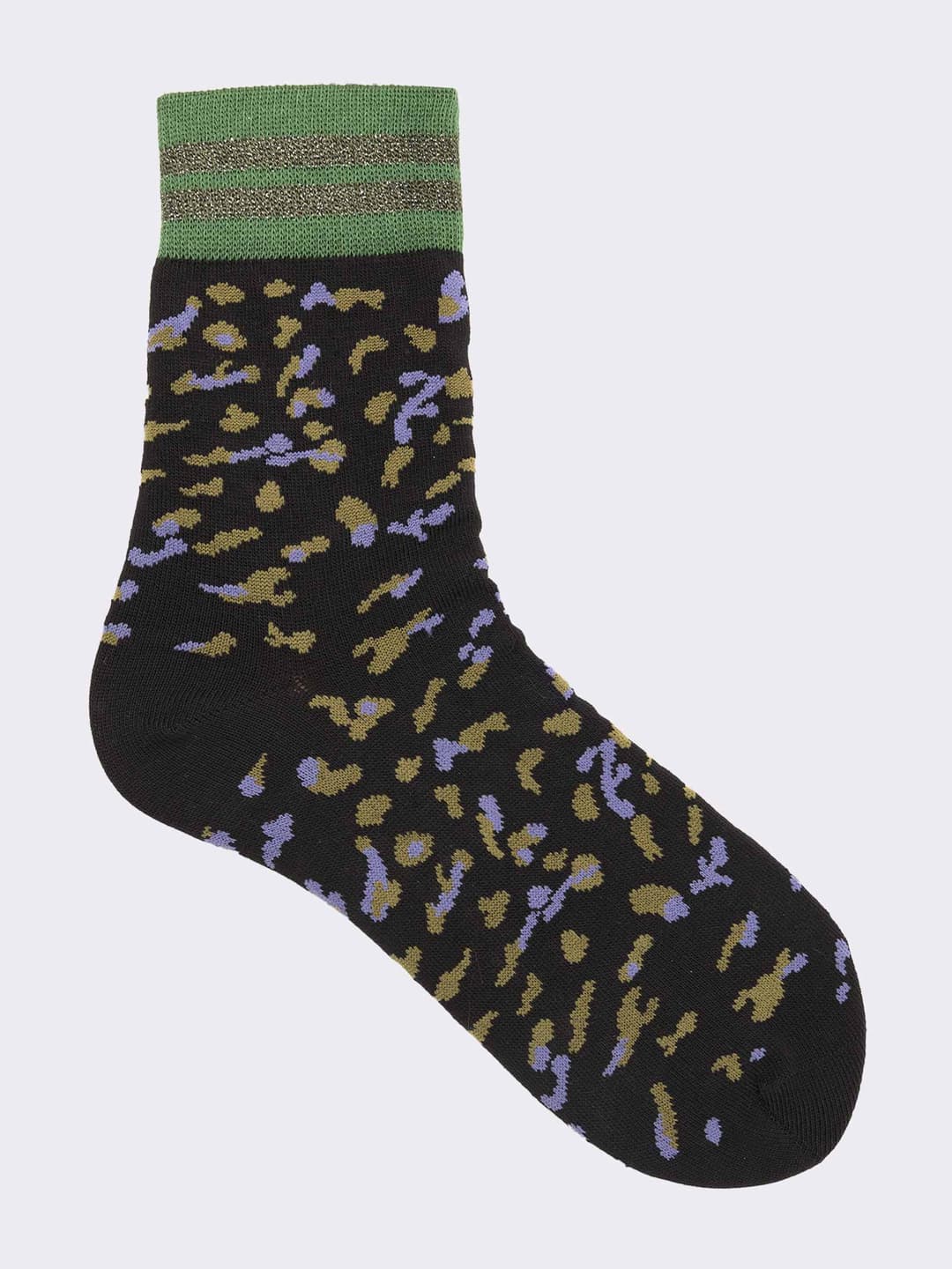 Women's Short Fantasy Socks in Warm Cotton - Creative Design