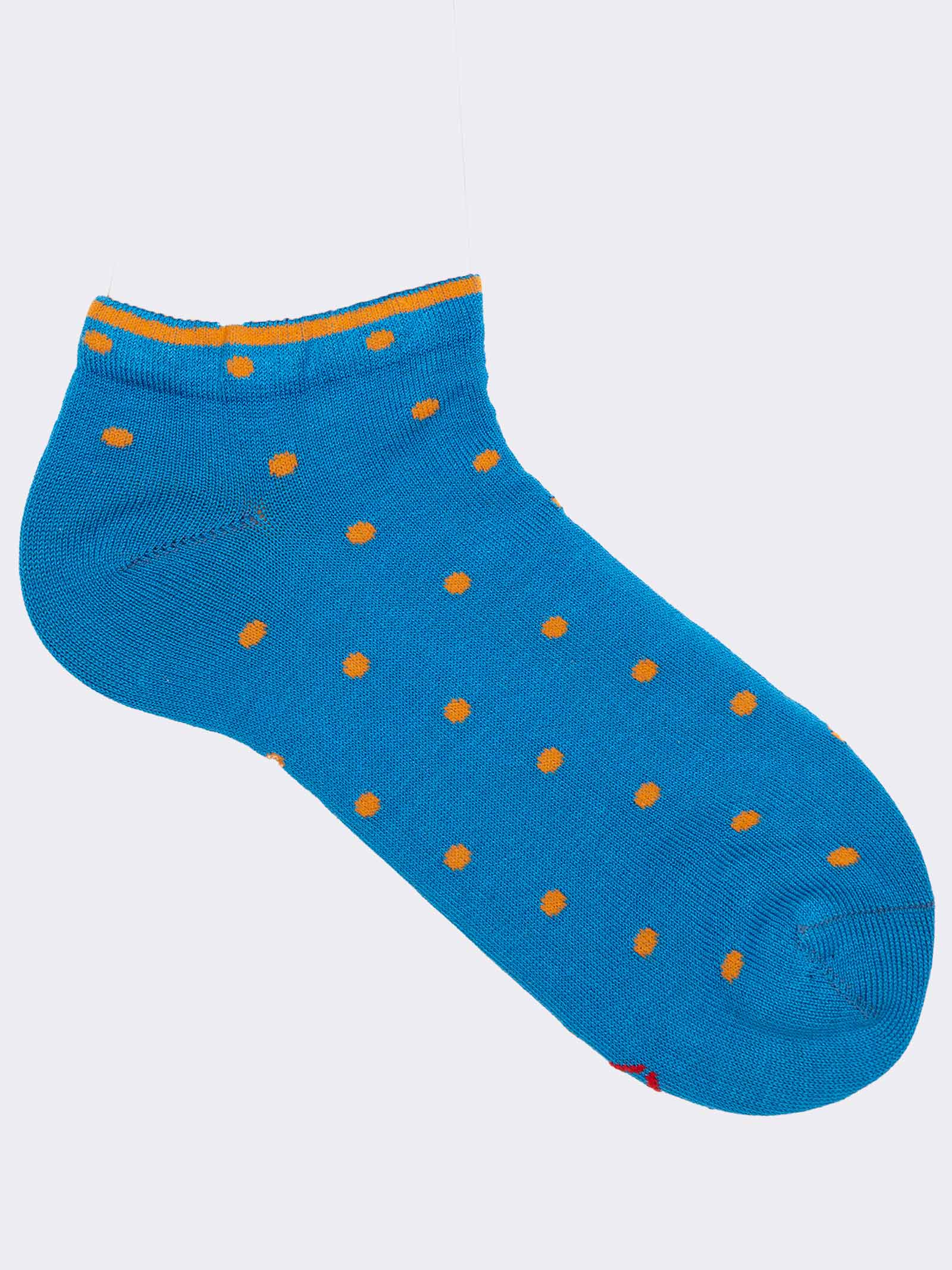 Damen Knöchelsocken mit Punktmuster - Elegantes Sommerdesign - Image 1