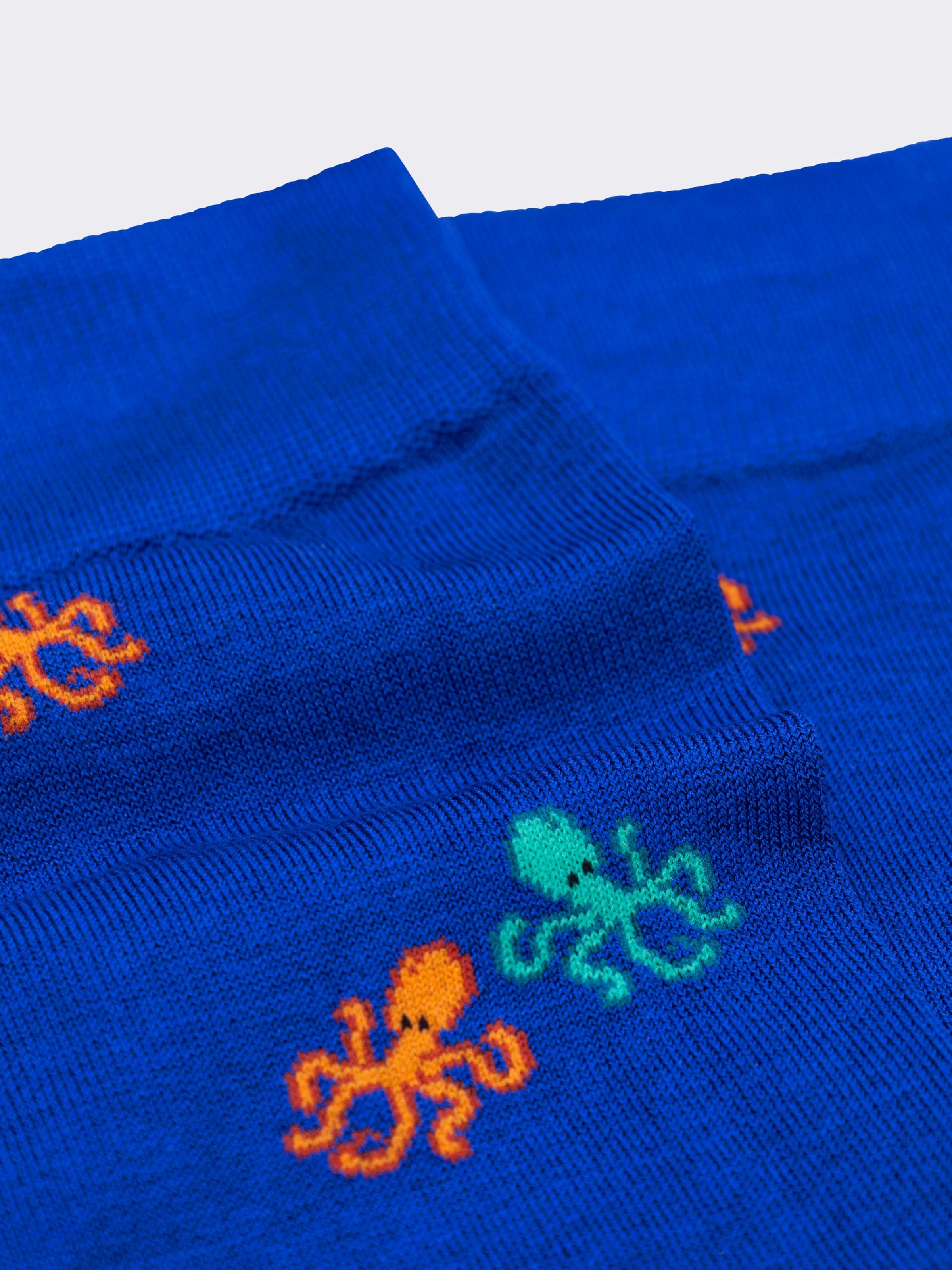 Lange Socken aus kühler Baumwolle mit Oktopus-Muster - Image 2