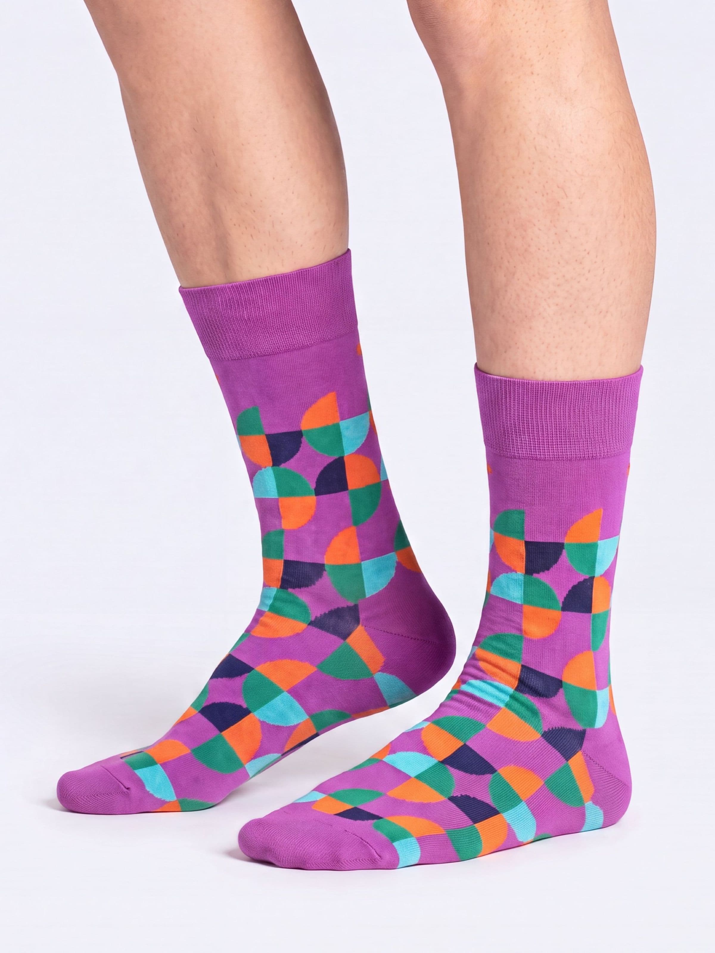 Herren Sommer-Socken Geometrisches Muster Made in Italy - Image 3