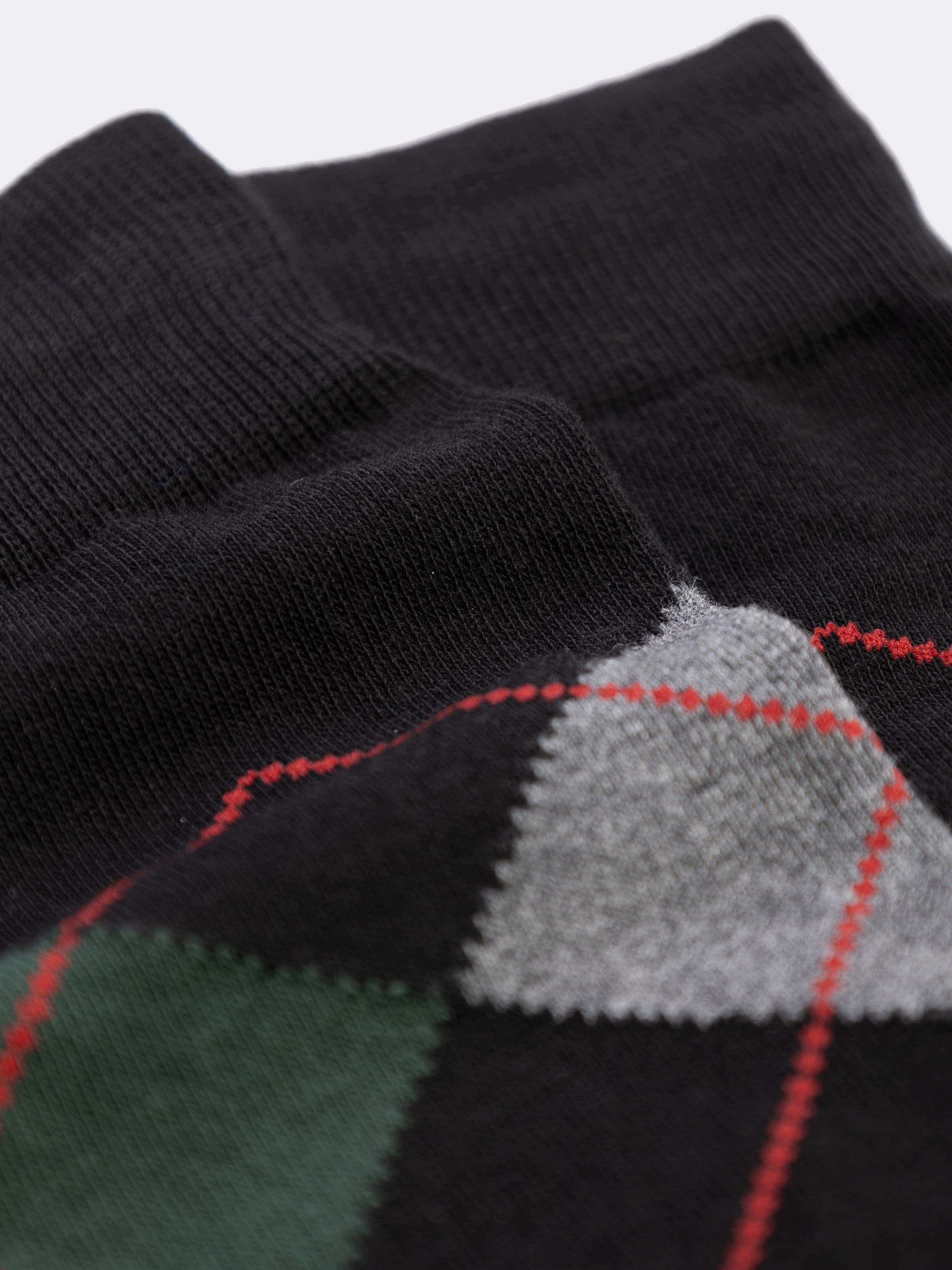 Herren Lange Socken Argyle Rautenmuster Warme Baumwolle - Image 2