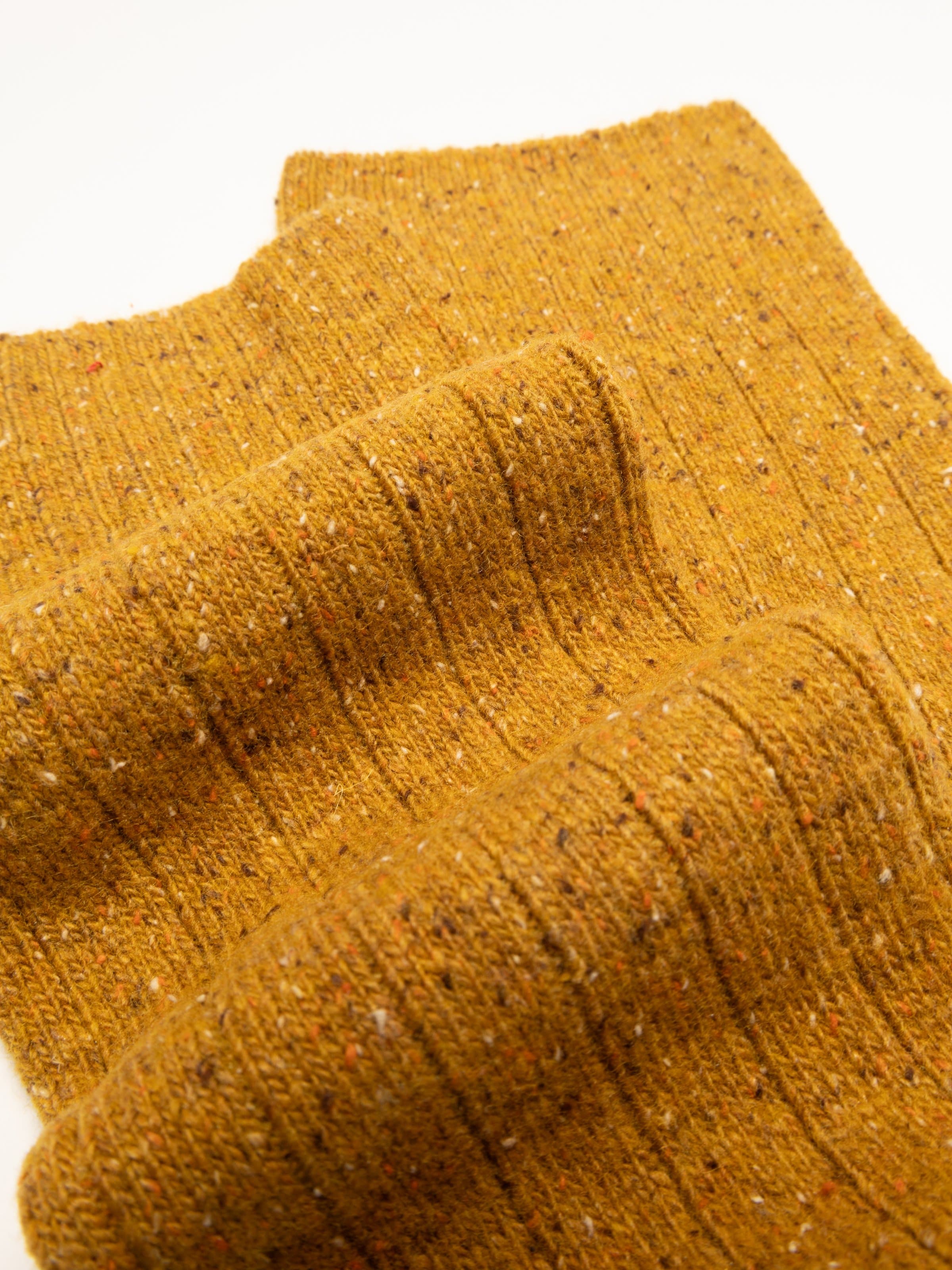 Lange Herrensocken aus Wolle mit Breitem Rippenmuster - Image 2