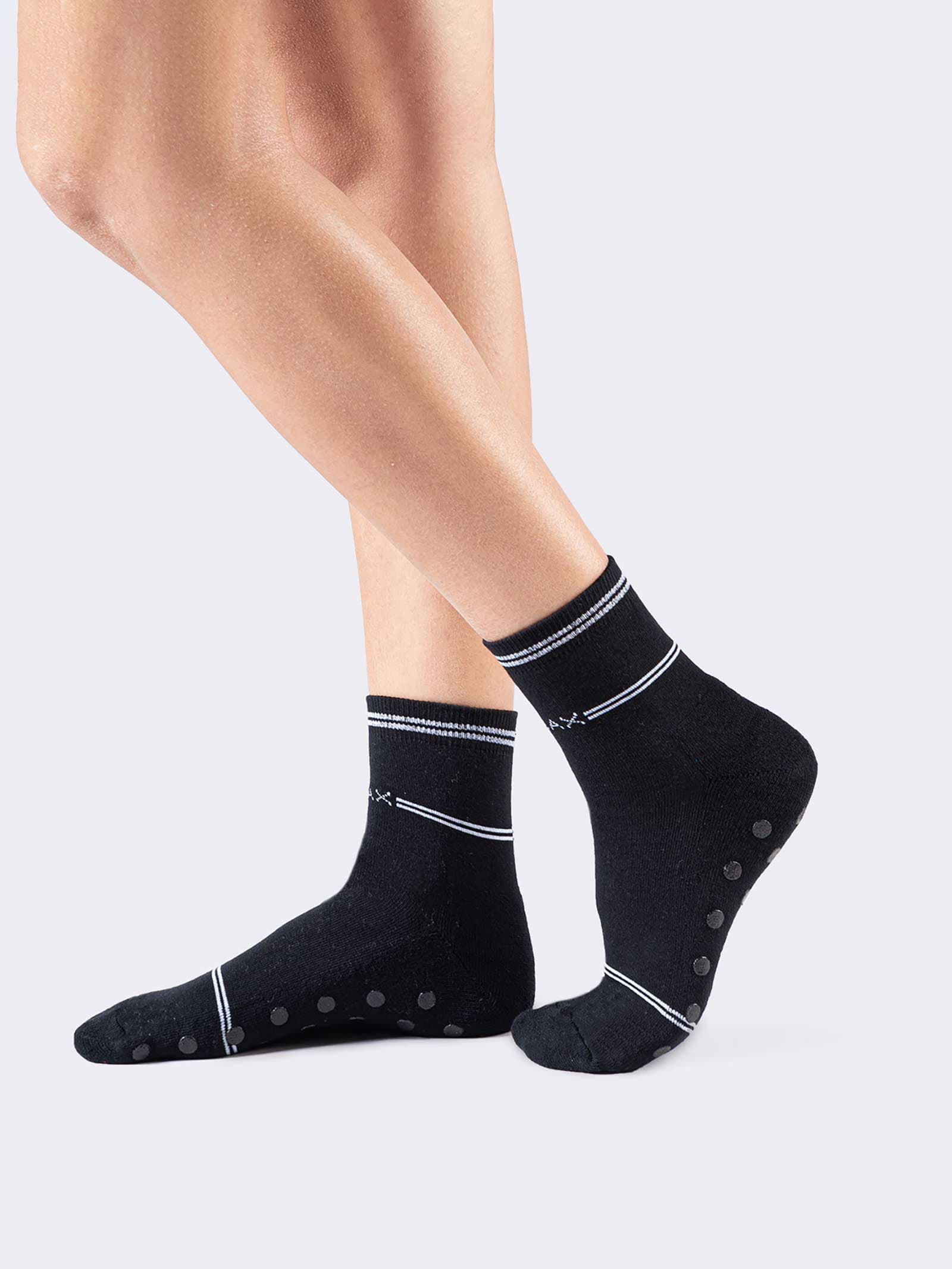 Damen Rutschfeste Kurze Baumwollsocken - Eleganter Komfort - Image 1