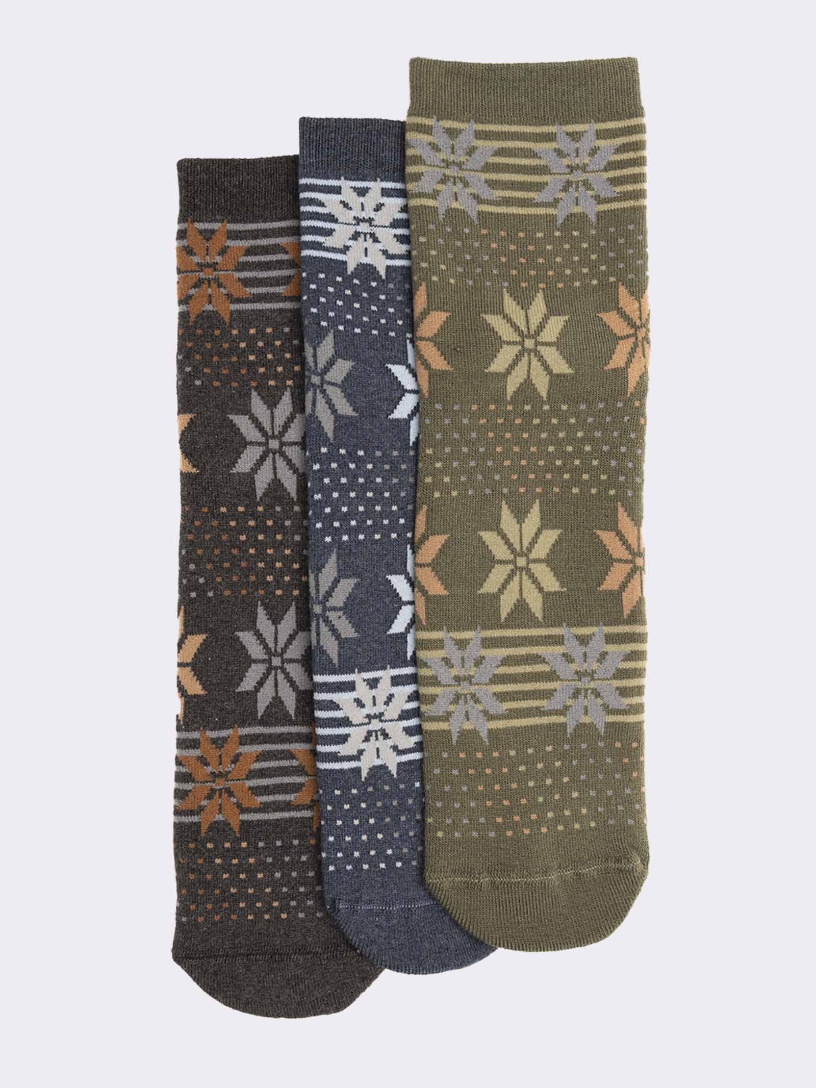 Herren Rutschfeste Kurzsocken mit Geometrischem Muster - Image 1