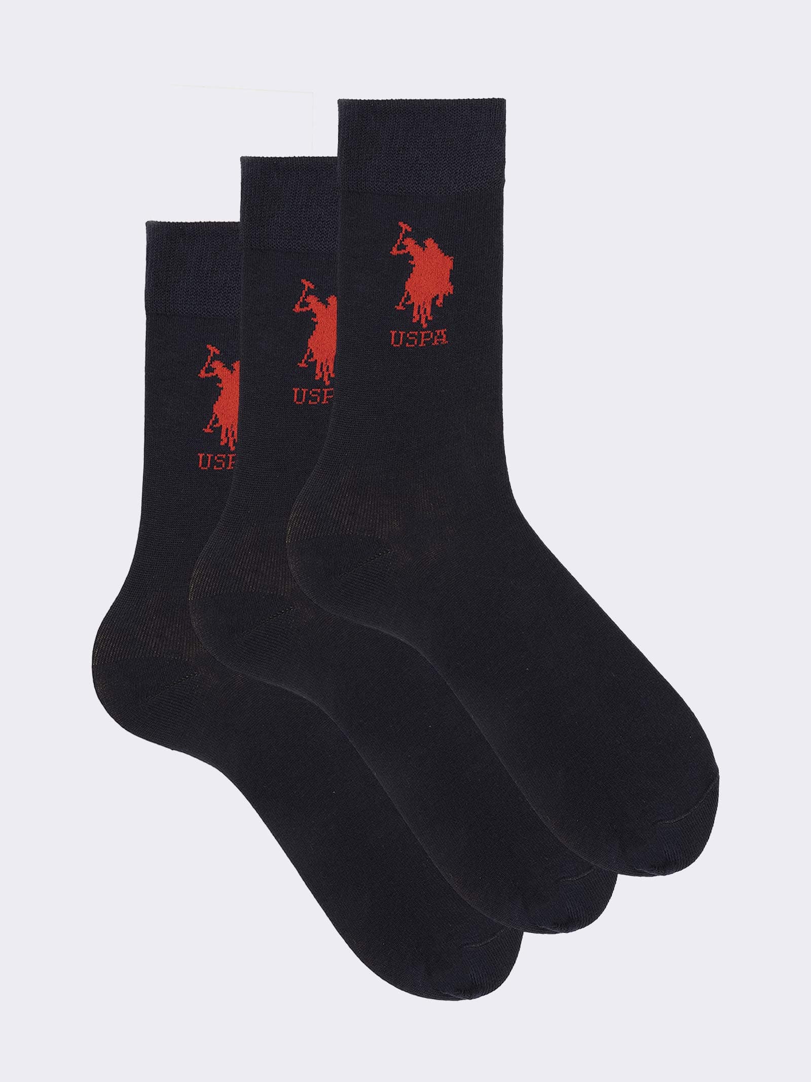 Men's Short Socks U.S. POLO ASSN. in Warm Cotton - Classic Design - Image 1