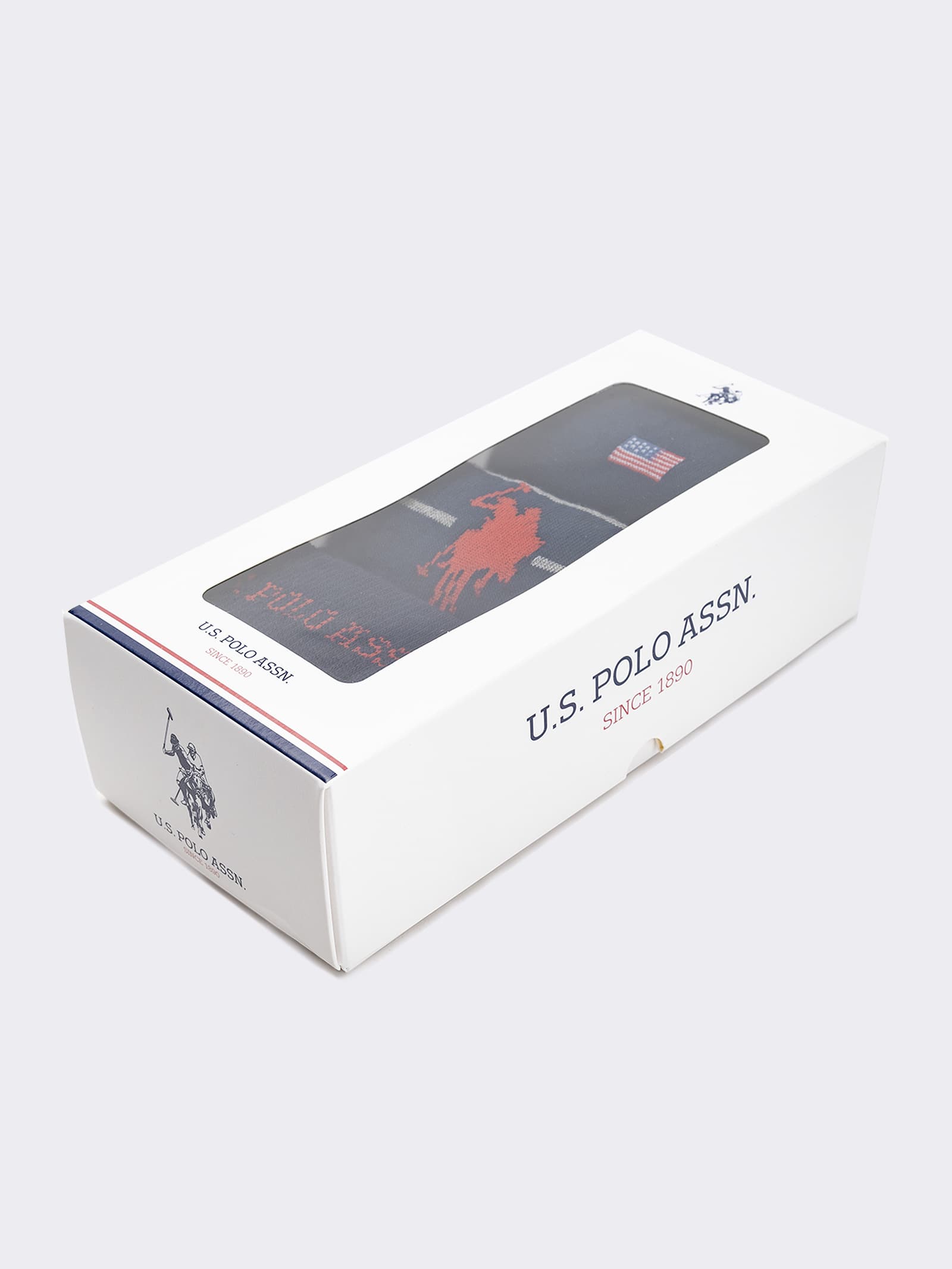 Chaussettes Courtes Fantaisie U.S. POLO ASSN. - lot de 3 Paires - Confort en Coton Chaud - Image 3