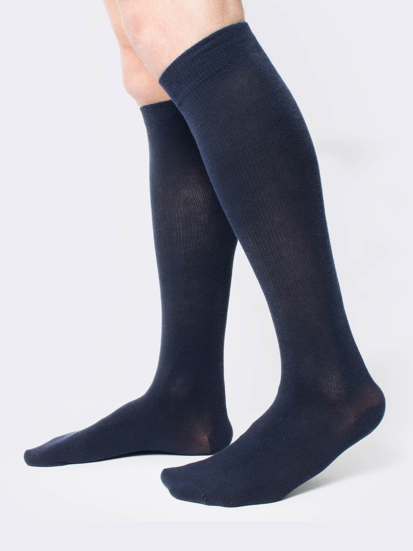 Graduated Compression Cotton Stretch Socks - Premium Comfort - Image 1