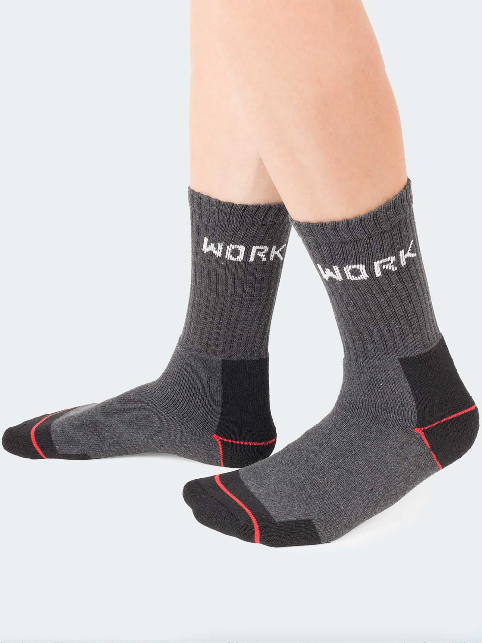 Chaussettes Courtes de Travail pour Homme - Comfort - 6 Paires