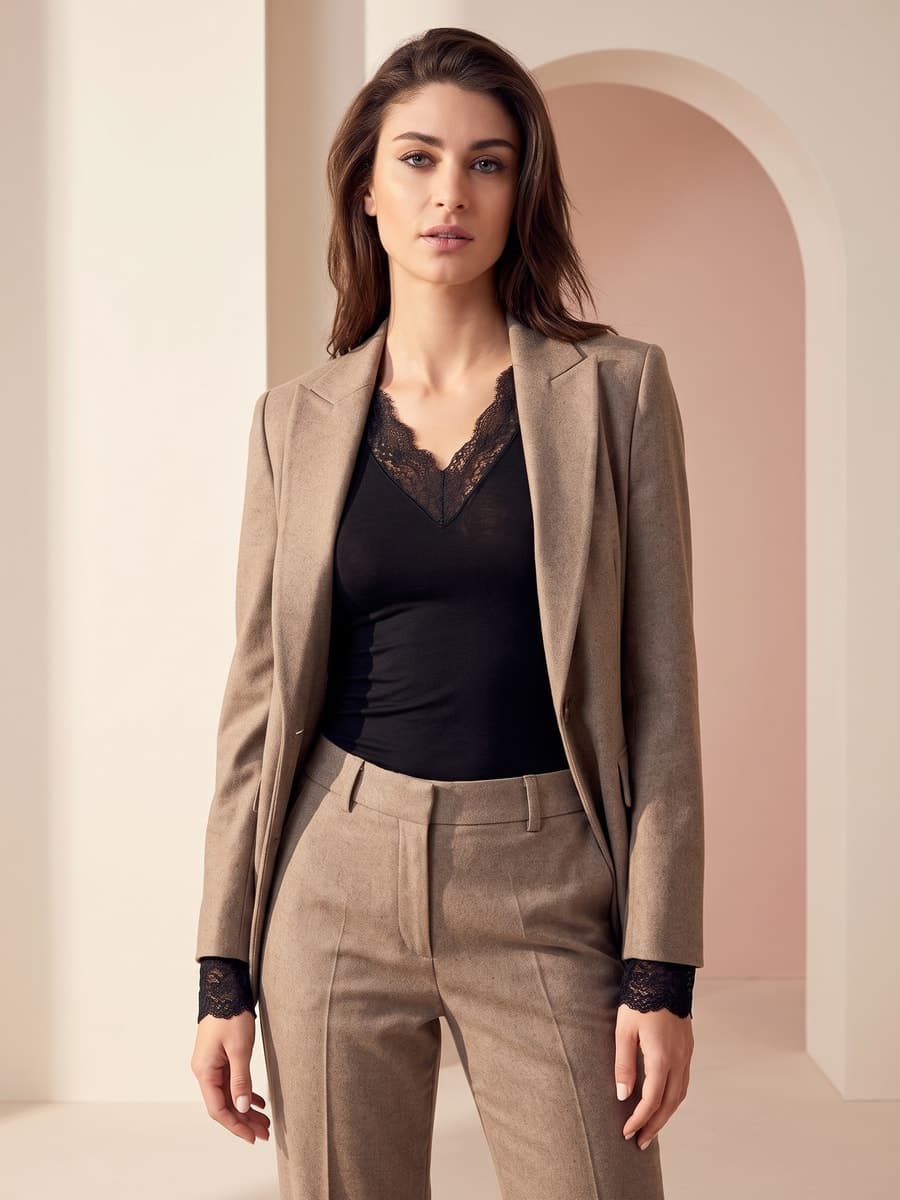 Under the jacket
