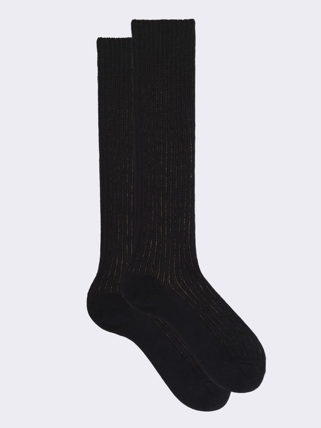 Calze lunghe uomo in Lana Spessa a Costa larga - Made in Italy